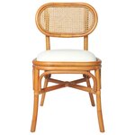 vidaXL Chaises à manger lot de 6 marron clair Lin