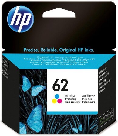 Cartouche d'encre hp 62 (3 couleurs)