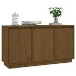 vidaXL Buffet Marron miel 111x34x60 cm Bois massif de pin