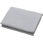 Voile d'ombrage triangulaire grande taille 6 x 6 x 6 m polyester imperméabilisé haute densité 160 g/m² gris clair