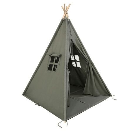 Sunny Tente de jeu avec fenêtres Alba Gris