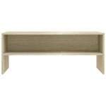 vidaXL Meuble TV Chêne sonoma 100 x 40 x 40 cm Aggloméré
