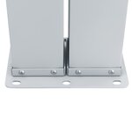 vidaXL Auvent latéral rétractable Crème 140 x 600 cm