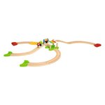 Brio Mon Premier Circuit de Decouverte - Coffret 18 pieces - Circuit de train en bois - Ravensburger - Des 18 mois - 33727