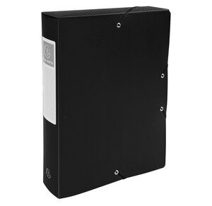 Boite De Classement Exabox Dos 60mm Polypropylène 7/10e Opak - A4 - Noir - X 8 - Exacompta