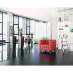 Hailo escabeau l60 4 marches 146 cm aluminium 8160-407