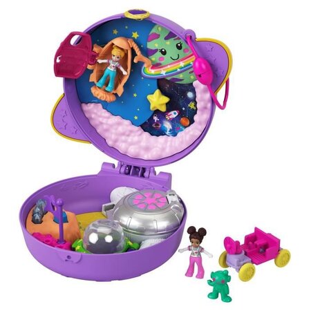 Polly pocket coffret univers l'exploration de saturne