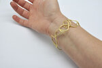 Bracelet filaire Argent 925 plaqué or