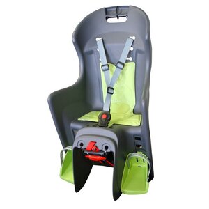 POLISPORT Siege Bébé Boodie Porte Bébé Arriere Fixation au Cadre Sangle 3 Points