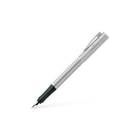 Stylo-Plume Grip 2011 Pointe EF argenté FABER-CASTELL