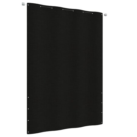 vidaXL Écran de balcon Noir 160x240 cm Tissu Oxford