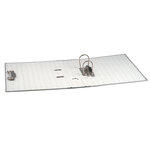 Classeur à levier en carton gris avec perforateur dos 70mm EXACOMPTA