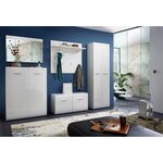 Germania Armoire à chaussures Adana 95 9x38 8x50 2 cm Blanc