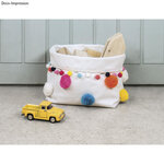Galon de pompons  pastel  3cm  2m