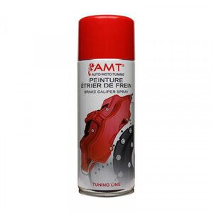 Bombe de peinture pour étrier de frein - rouge - amt