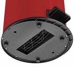 Hailo poubelle à pédale pure taille m 12 l rouge 0517-040