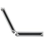 Vidaxl mallette pour arme à feu aluminium abs noir
