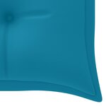 vidaXL Banc de jardin avec coussin 157 cm Bois d'acacia massif