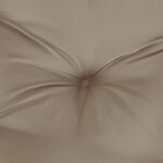 vidaXL Coussins de banc de jardin 2 Pièces taupe 150x50x7 cm tissu Oxford