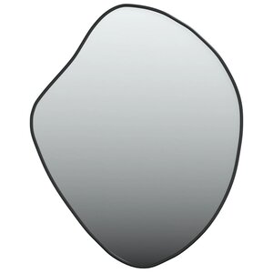 vidaXL Miroir mural Noir 60x50 cm