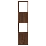 vidaXL Armoire rotative Chêne marron 34 5x34 5x75 5 cm Aggloméré