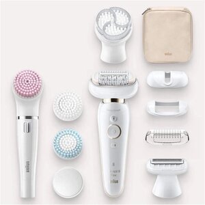 Braun silk-épil 9 9-100 épilateur - technologie micro-grip - tete 40   plus large