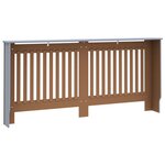 vidaXL Cache-radiateur Anthracite 172x19x81 cm MDF