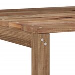 vidaXL Canapé palette de jardin 3 places et coussins gris Pinède