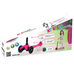 Jamara trottinette kicklight rose