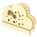Lampe Led Étoile À Décorer - 25X13 7X5.5 Cm - Bois