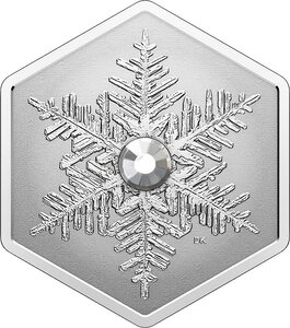 Pièce de monnaie en Argent 20 Dollars g 32.41 Millésime 2023 SNOWFLAKE