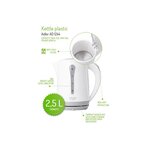 Bouilloire plastique 2,5L AD1244 Blanc ADLER EUROPE