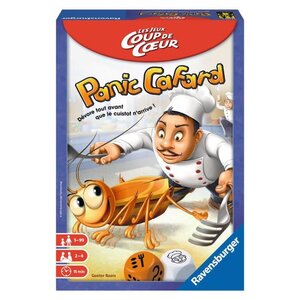 Panic cafard 'coup de coeur' - ravensburger - jeu de société enfant - jeu d'action - 2 a 4 joueurs - format voyage - des 5 ans