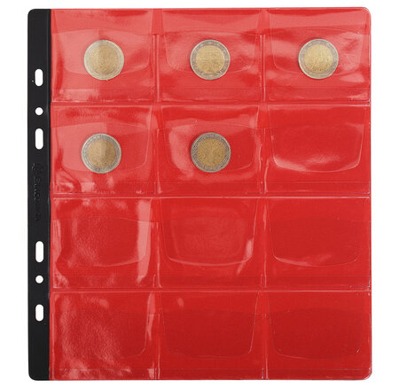 Sachet De 3 Recharges Numismatiques 12 Cases De Diamètre 50mm - 24 5x25 Cm - Cristal - X 5 - Exacompta