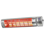 Eurom chauffage pour patio "golden 2500 ultra rcd" 2500 w argenté