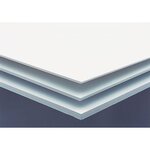 Paquet de 4 feuilles de carton mousse 10 mm d'épaisseur 50 x 65 cm