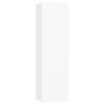 vidaXL Ensemble de meubles TV 8 Pièces Blanc Aggloméré