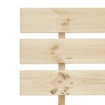 vidaXL Cadre de lit Bois de pin massif 120 x 200 cm
