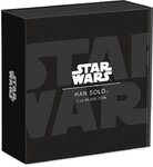 Pièce de monnaie en Argent 10 Dollars g 93.3 (3 oz) Millésime 2023 HAN SOLO