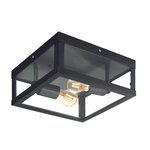 Eglo lampe murale d'extérieur alamonte noir 4832