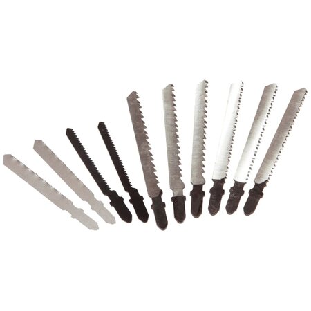 Ferm 10 pièces de lames de scie sauteuse acier jsa1004