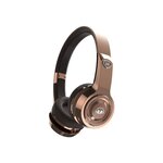 MONSTER ELEMENTS Casque arceau supra-aural Bluetooth Or rose