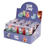 Set 12 pâtes à modeler Silk Clay - Couleurs basiques et néons