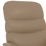 vidaXL Fauteuil inclinable Cappuccino Similicuir