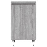 vidaXL Buffet sonoma gris 40x35x70 cm bois d'ingénierie