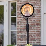 Sunred Chauffage sur pied Indus 2100 W Halogène Noir