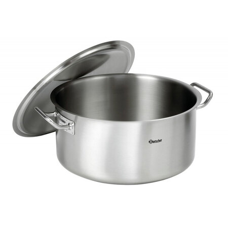 Marmite inox avec couvercle - 25 l - ø 43 cm - bartscher -  - acier inoxydable25oui 430x430x275mm