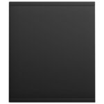 vidaXL Bibliothèque/Meuble TV Noir 36 x 30 x 143 cm Aggloméré