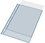 Sachet De 50 Pochettes Perforées Polypropylène Lisse Haute Qualité 9/100e - A4 - Cristal - X 20 - Exacompta