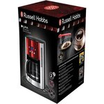 RUSSELL HOBBS 23240-56 - Cafetiere Luna - Programmable - Rouge Solaire